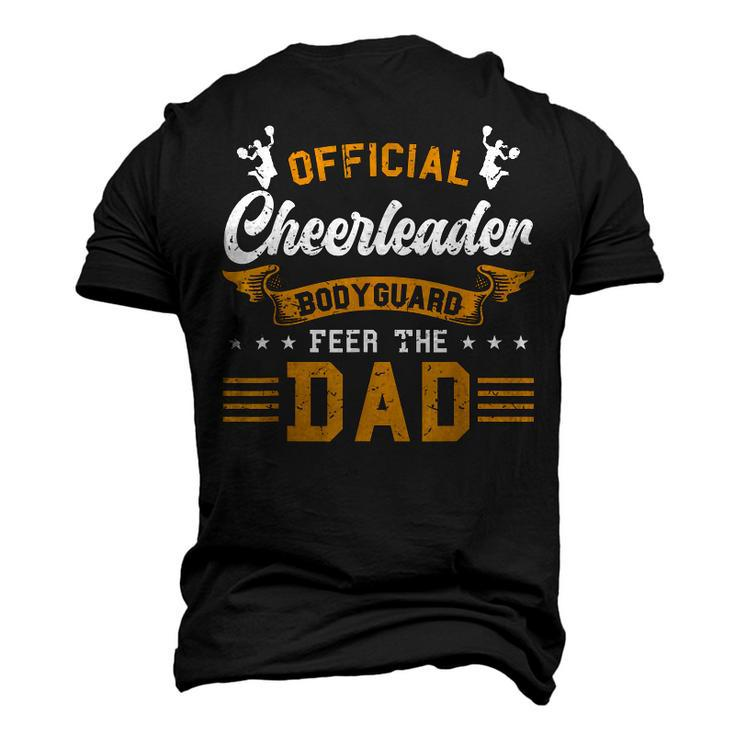Cheer Dad Fathers Day Official Cheerleader Bodyguard Men's 3D T-Shirt Back Print