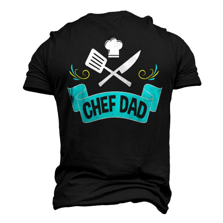 Chef Dad Cook Cooking Men Women Daddy Father Men's 3D T-Shirt Back Print