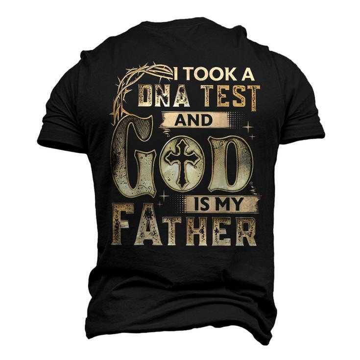 Christian I Took A Dna Test And God Is My Father Gospel Pray Men's 3D T-Shirt Back Print