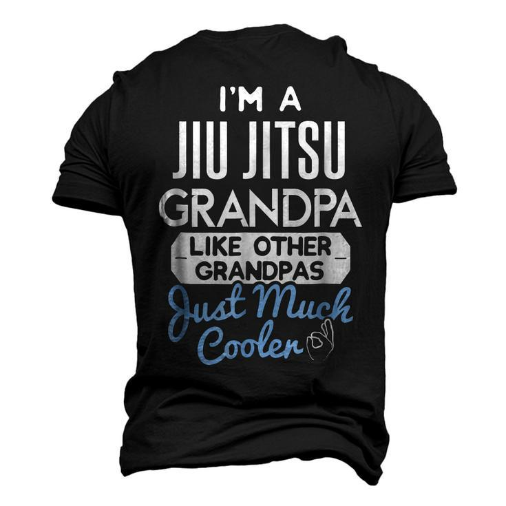 Cool Fathers Day Jiu Jitsu Grandpa Men's 3D T-Shirt Back Print