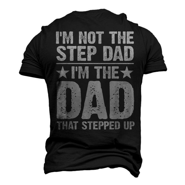 Cool Step Up Dad For Men Father Worlds Best Stepdad Ever Men's 3D T-shirt Back Print