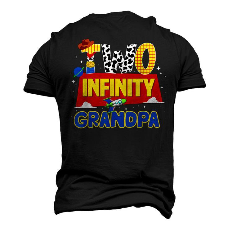 Cowboy Grandpa Two Infinity And Beyond Birthday Decorations Men's 3D T-Shirt Back Print