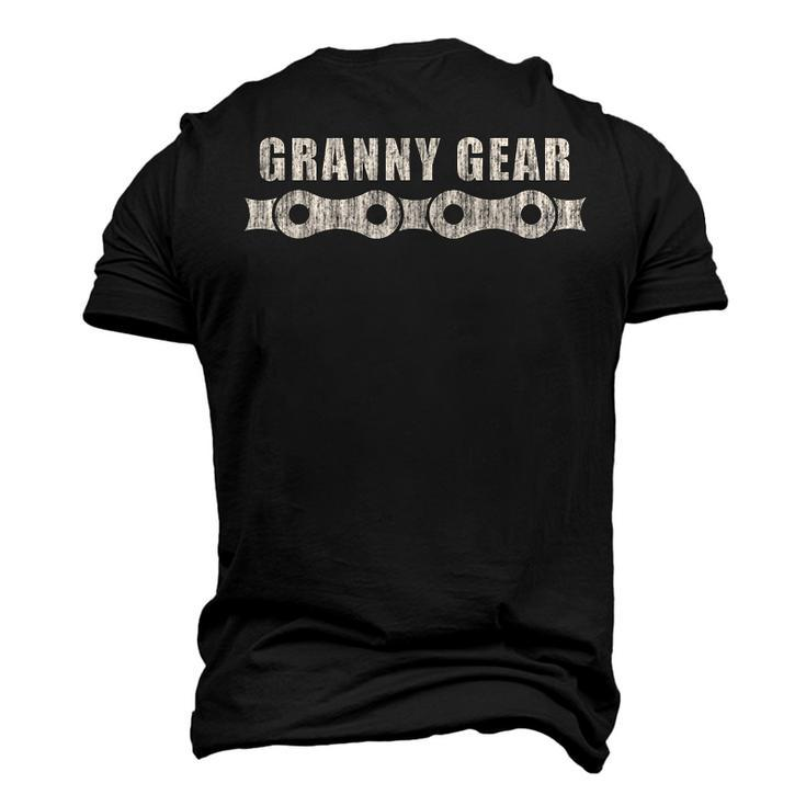 Cycling Granny Gear Bicycle Chain Cog Grandpa Bicycle Men's 3D T-Shirt Back Print