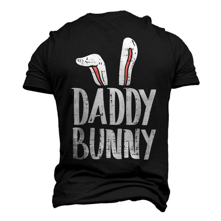 Daddy Bunny Ears Easter Matching Dad Father Papa Men Men's 3D T-Shirt Back Print
