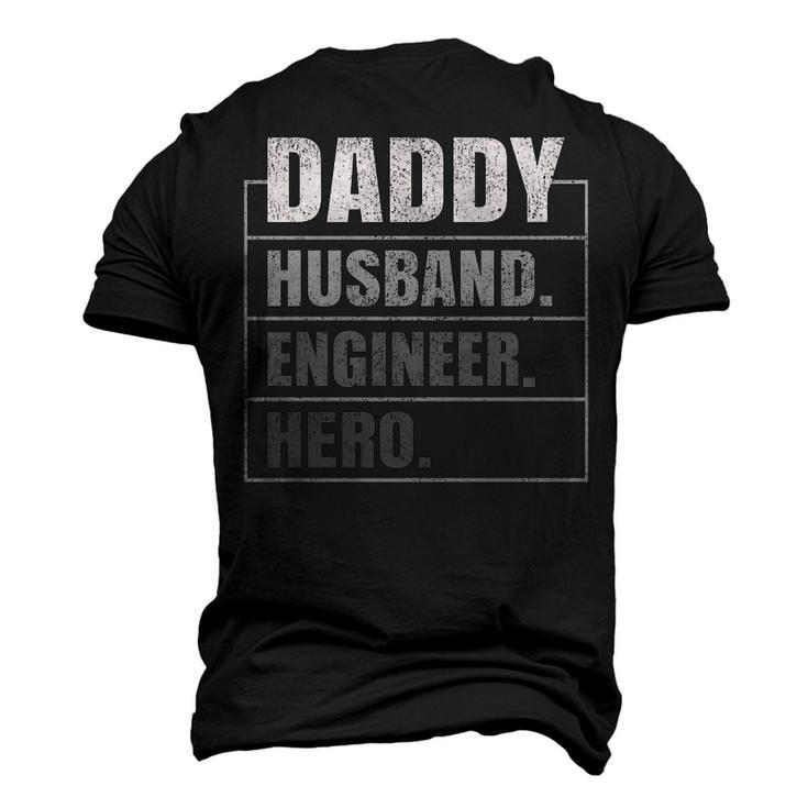 Daddy Husband Engineer Hero Fathers Day Men's 3D T-Shirt Back Print