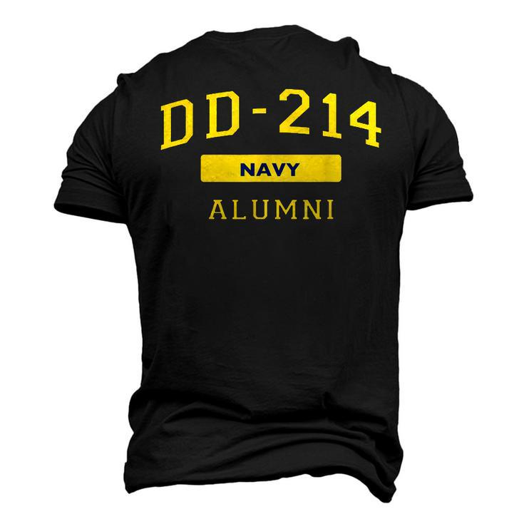 Dd214 Navy Alumni Us Veteran American Military Men's 3D T-Shirt Back Print