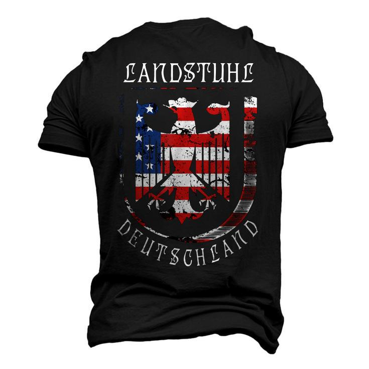 Deutschland Eagle Us Flag German Military Base Landstuhl Men's 3D T-Shirt Back Print