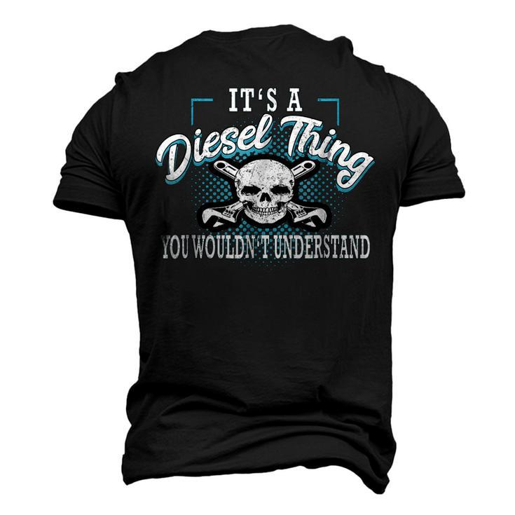 Diesel Thing Dont Understand Trucker Mechanic Men's 3D T-Shirt Back Print