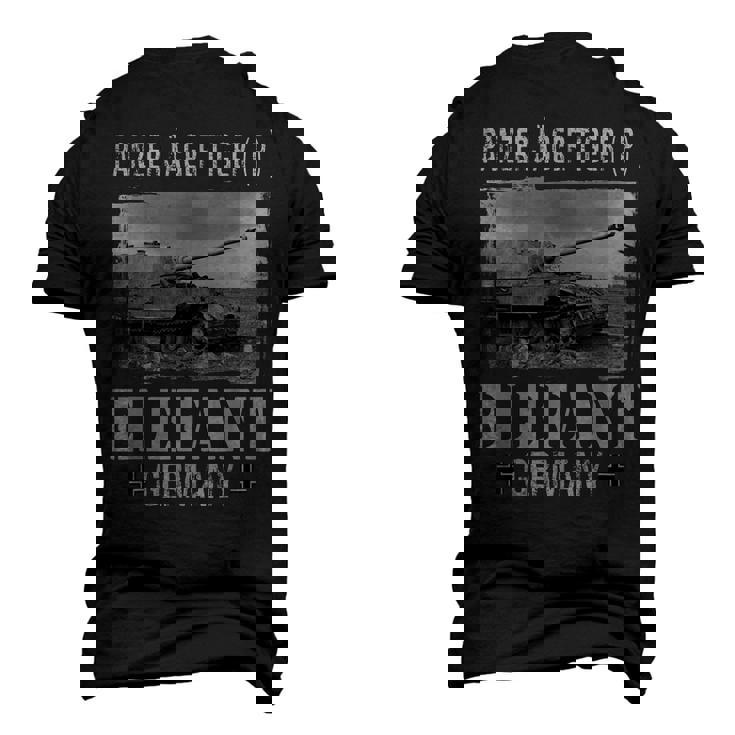 Elefant German Tank Military Vehicle Ww 2 German Panzer Men's 3D T-Shirt Back Print