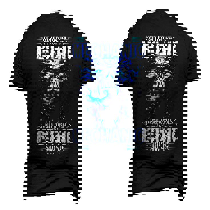Everybody Is A Mechanic Until The Real Mechanic Shows Up Men's 3D T-Shirt Back Print
