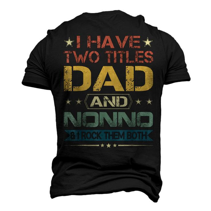 Fathers Day Dad And Nonno From Daughter Son Wife Men's 3D T-Shirt Back Print