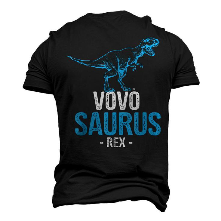 Fathers Day For Grandpa Vovo Saurus Rex Men's 3D T-Shirt Back Print