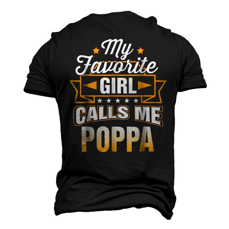 My Favorite Girl Calls Me Poppa Men's 3D T-Shirt Back Print