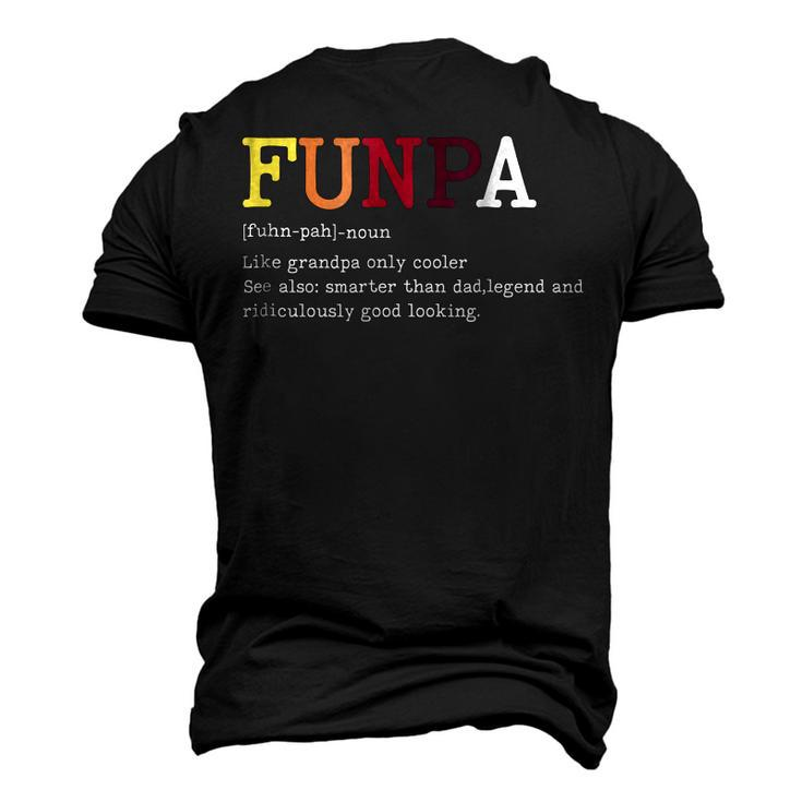 Funpa Like Grandpa Cute Definition Funpa Men's 3D T-Shirt Back Print