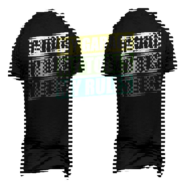 My Garage My Rules Diesel Mechanic Quote Mechanic Men's 3D T-Shirt Back Print