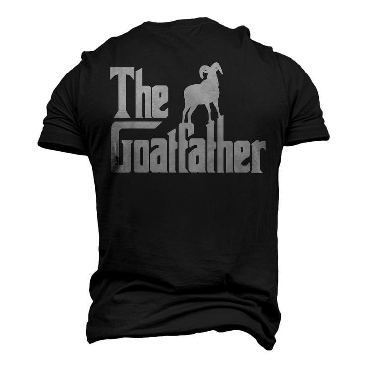 The Goatfather Goat Father Lover Animal Men's 3D T-Shirt Back Print