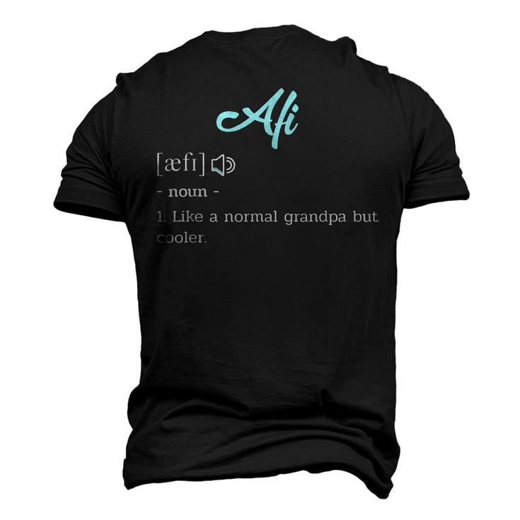 Grandpa Afi Iceland Definition Men's 3D T-Shirt Back Print