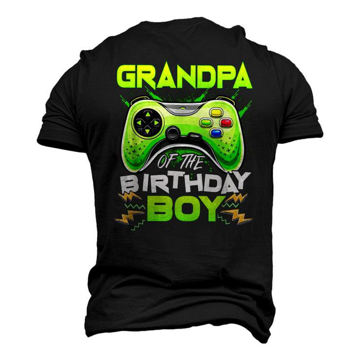 Grandpa Of The Birthday Boy Matching Video Gamer Birthday Men's 3D T-Shirt Back Print
