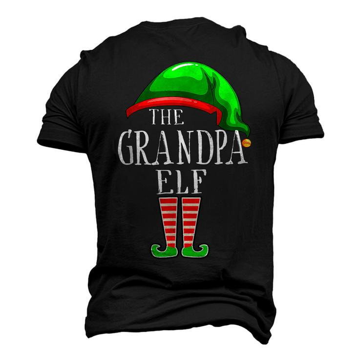 Grandpa Elf Matching Group Christmas Party Pajama Men's 3D T-Shirt Back Print