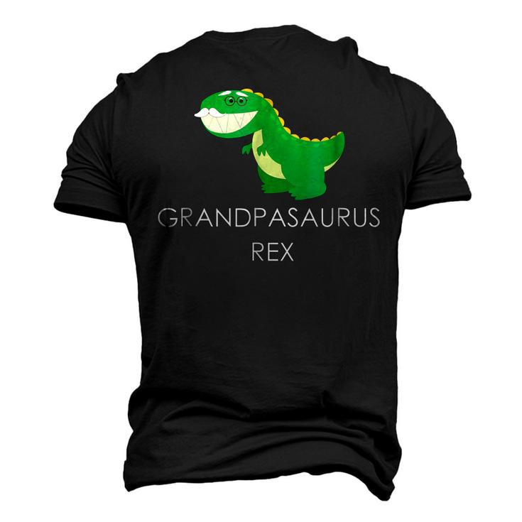 Grandpasaurus Rex Trex Grandpa Dinosaur Pun Men's 3D T-Shirt Back Print