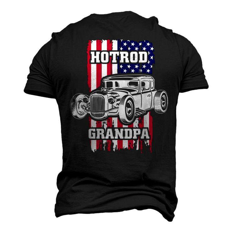 Hot Rod Grandpa American Vintage Tuning Mechanic Men's 3D T-Shirt Back Print
