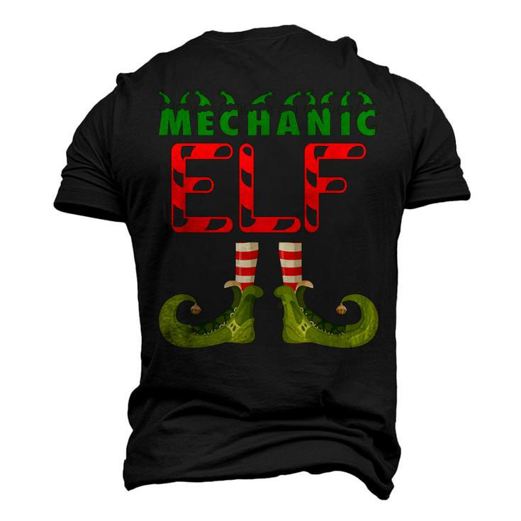 Mechanic Elf Group Matching Christmas Pyjamas Men's 3D T-Shirt Back Print