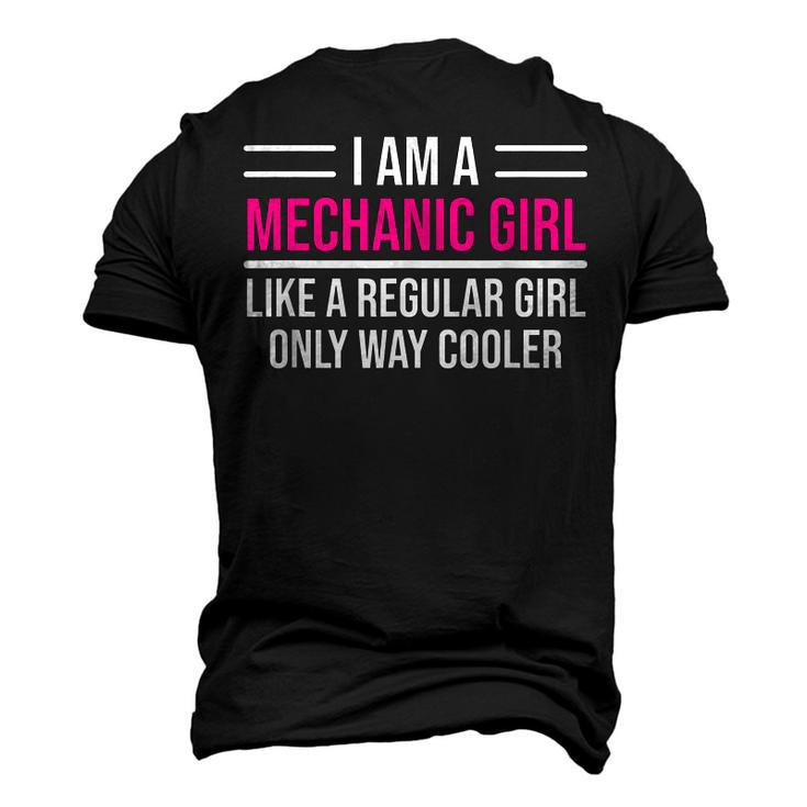 I Am A Mechanic Girl Female Mechanic Men's 3D T-Shirt Back Print