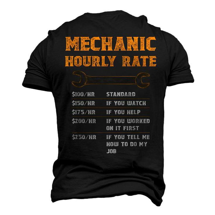 Mechanic Mechanic Hourly Rate Men's 3D T-Shirt Back Print