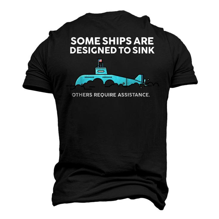 Military Submarine Veteran Us Submarine Sink Men's 3D T-Shirt Back Print