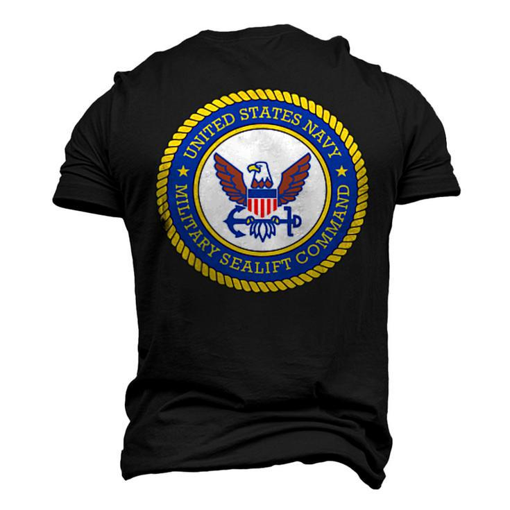 Navy Military Sealift Command Msc Men's 3D T-Shirt Back Print