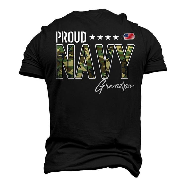Nwu Type Iii Proud Navy Grandpa Men's 3D T-Shirt Back Print