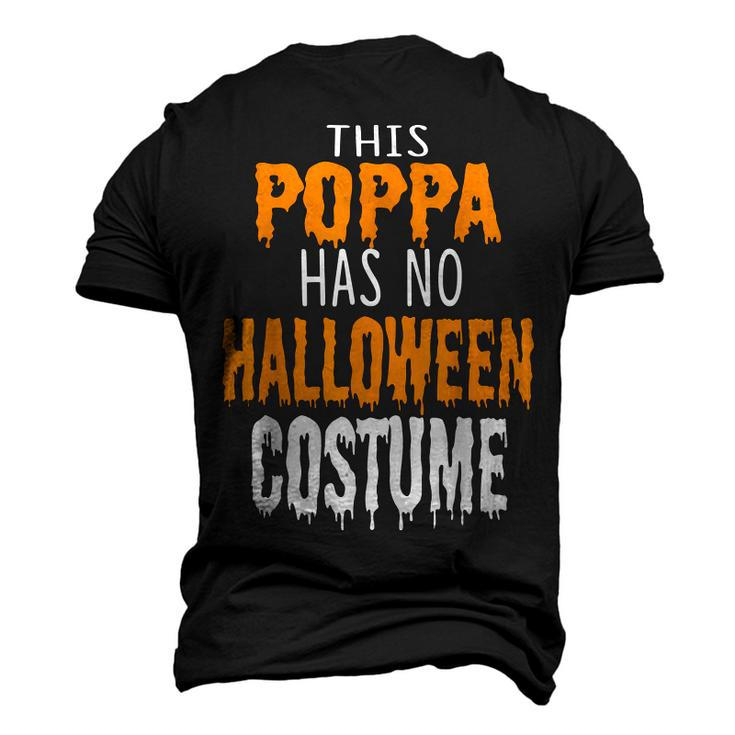 Papa This Poppa Has No Halloween Costume Men's 3D T-Shirt Back Print