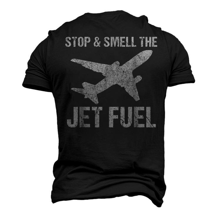Pilot Airline Mechanic Jet Engineer Men's 3D T-Shirt Back Print