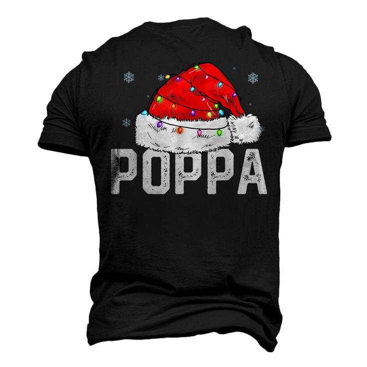 Poppa Claus Xmas Matching Grandpa Christmas Men's 3D T-Shirt Back Print