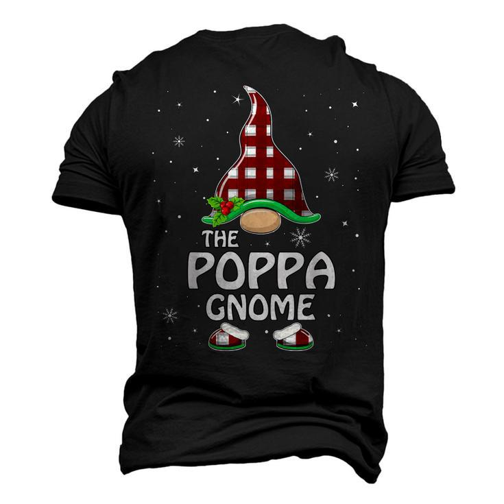 Poppa Gnome Buffalo Plaid Matching Christmas Men's 3D T-Shirt Back Print