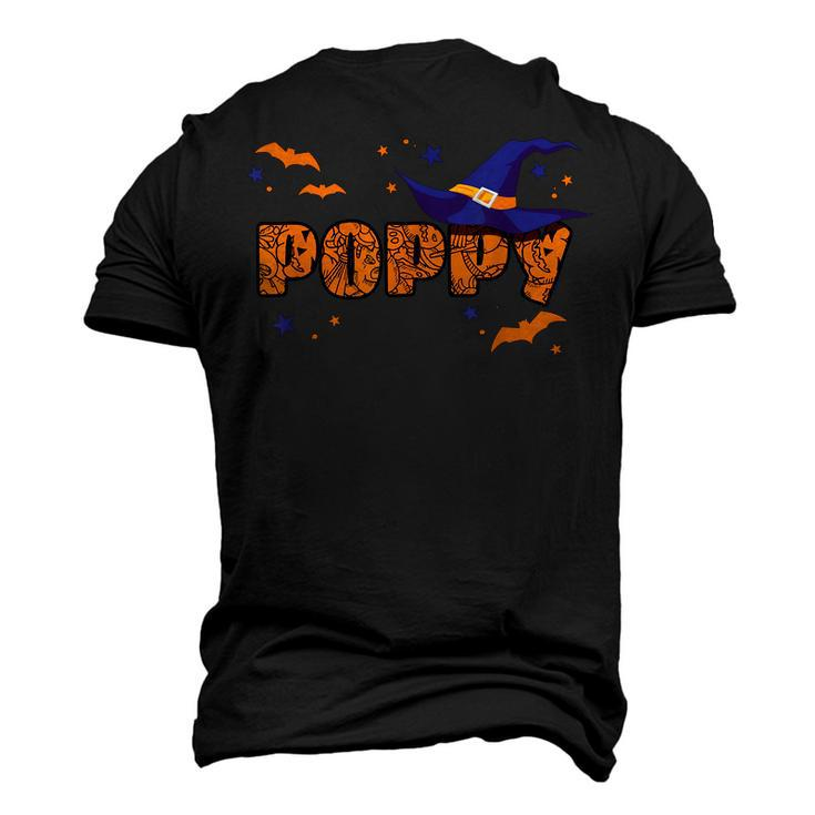 Poppy Witch Cute Grandpa Poppy Halloween Costume Men's 3D T-Shirt Back Print
