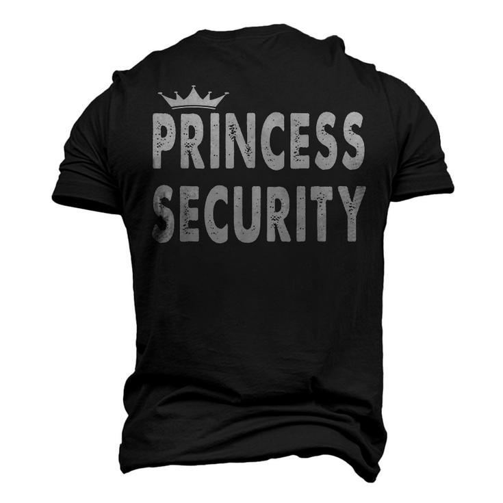 Princess Security Halloween Costume Dad Men Matching Men's 3D T-Shirt Back Print