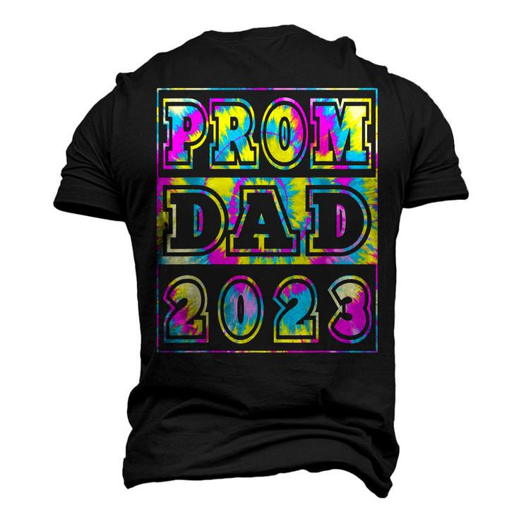 Prom Dad 2023 Tie Dye Fun High School Prom Night Dance Men's 3D T-Shirt Back Print