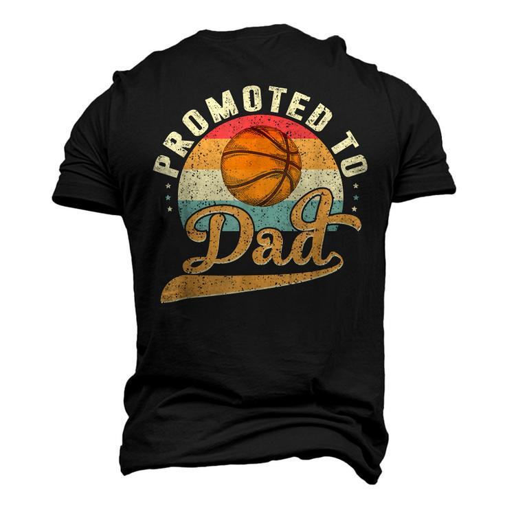 Promoted To Daddy Expecting Soon To Be Dad Father Basketball Men's 3D T-Shirt Back Print