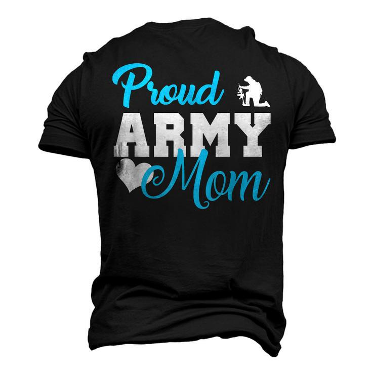 Proud Army Mom Military Mother Army Mom T Men's 3D T-Shirt Back Print