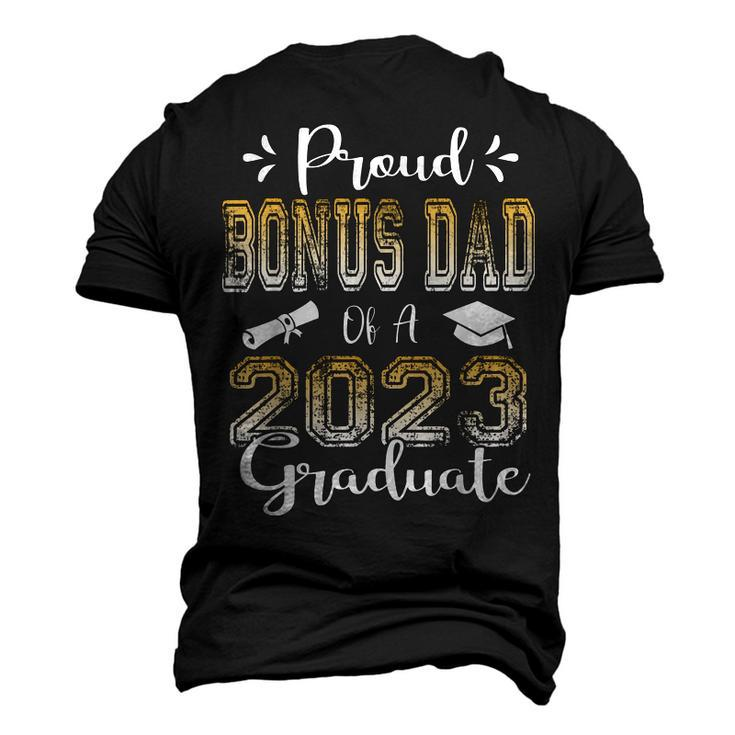 Proud Bonus Dad Of A Class Of 2023 Graduate Senior Men's 3D T-Shirt Back Print