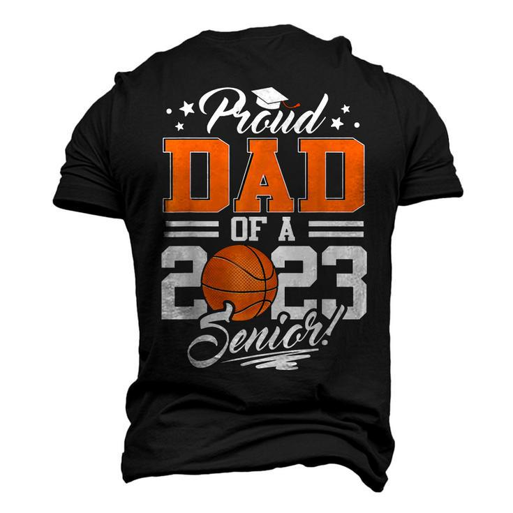 Proud Dad Of A 2023 Senior Graduate Basketball Men's 3D T-Shirt Back Print