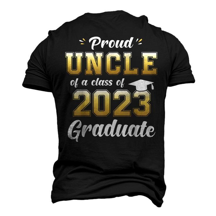 Proud Uncle Of A Class Of 2023 Graduate Senior 23 Men's 3D T-Shirt Back Print