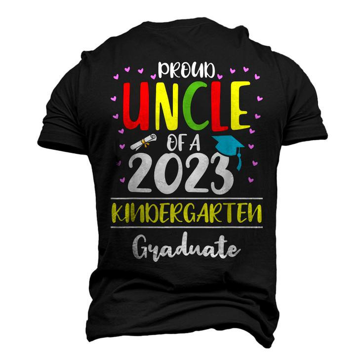 Proud Uncle Of A Class Of 2023 Kindergarten Graduate Men's 3D T-Shirt Back Print