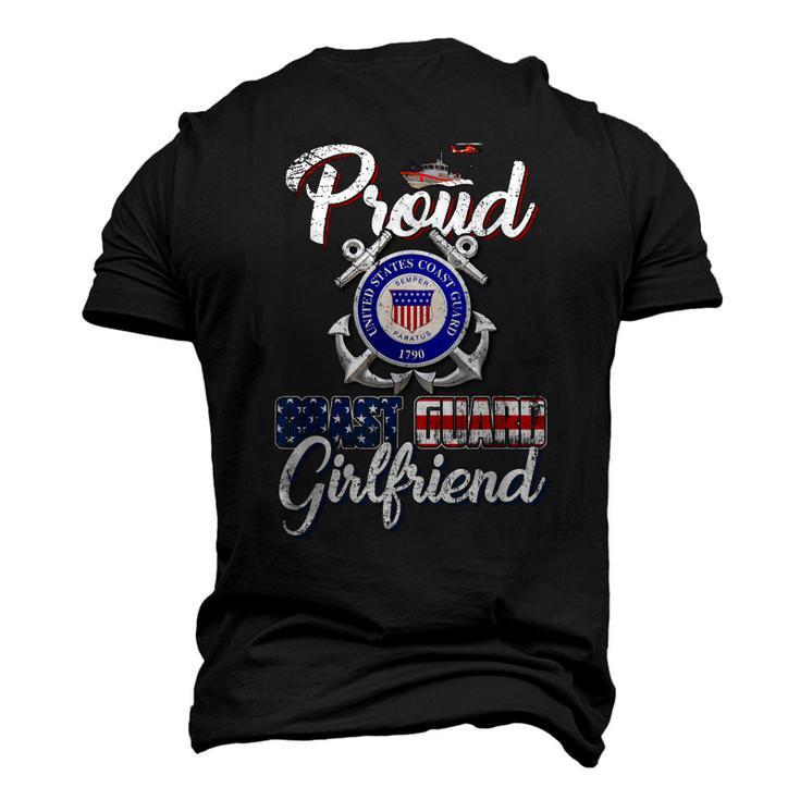 Proud Us Coast Guard Girlfriend Us Military Men's 3D T-Shirt Back Print