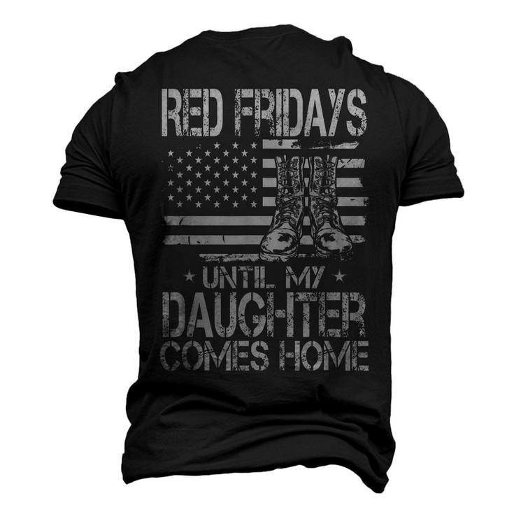 Red Fridays Until My Daughter Comes Home Military Men's 3D T-Shirt Back Print