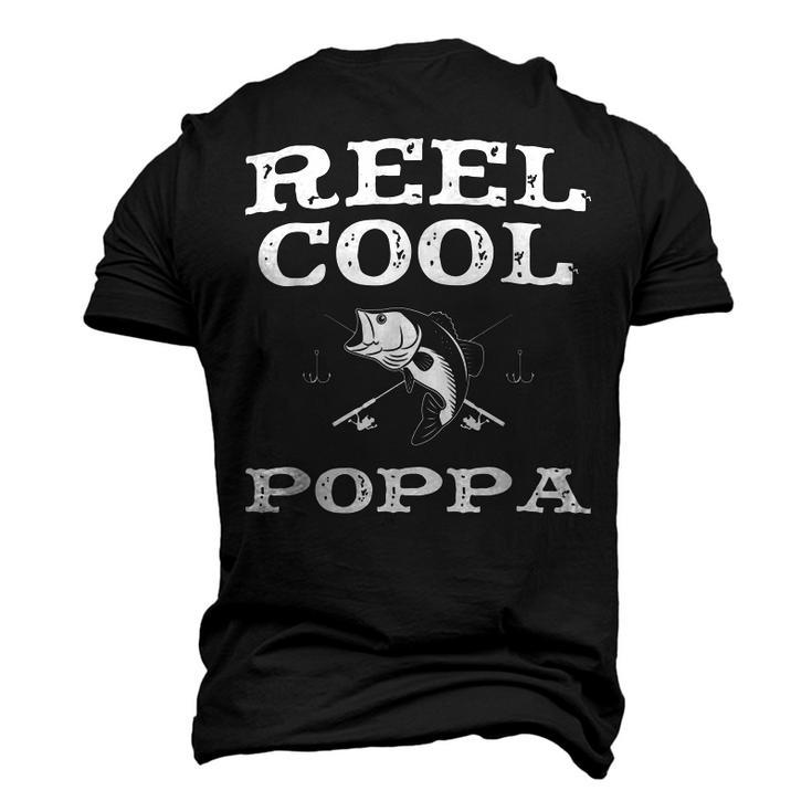 Reel Cool Poppa Fishing Fisherman Men's 3D T-Shirt Back Print