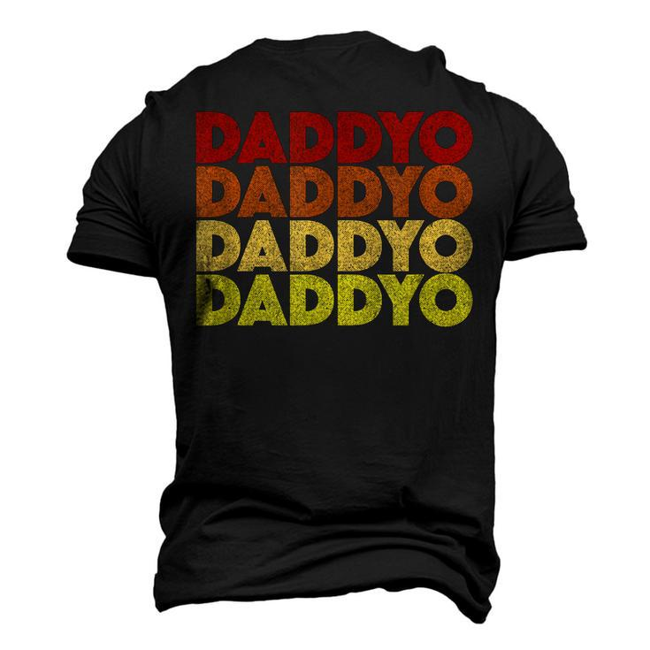 Retro Daddyo Christmas Dads Stepdad Men's 3D T-Shirt Back Print