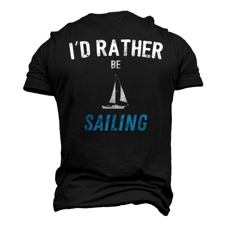 Sailing Retirement For Men And Grandpa Men's 3D T-Shirt Back Print