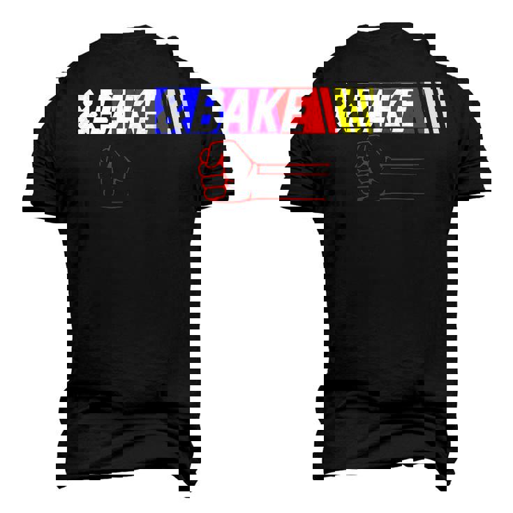 Shake And Bake Matching Lover Dad Daughter Son Men's 3D T-Shirt Back Print